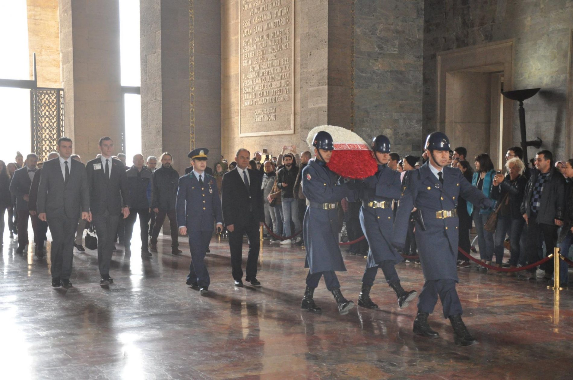 Anıtkabir’de Atamızın Huzurundaydık