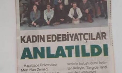 TANZİMATTAN CUMHURİYETE KADIN EDEBİYATÇILAR