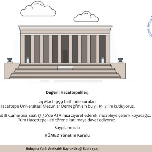 ANITKABİR ZİYARETİ ve HÜMED KURULUŞ YILDÖNÜMÜ