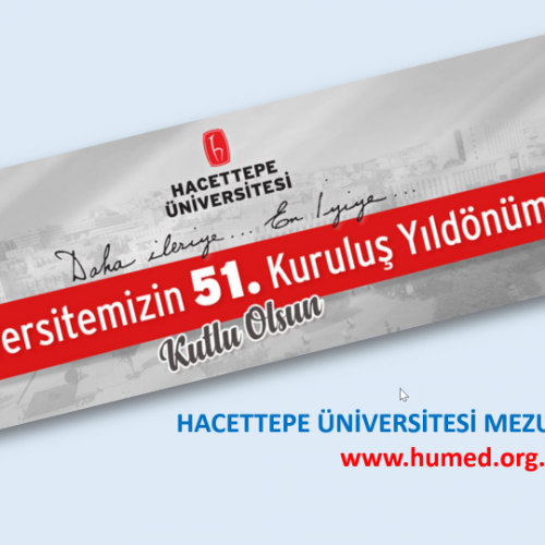 Üniversitemizin 51. Kuruluş Yıl Dönümü Kutlu Olsun !