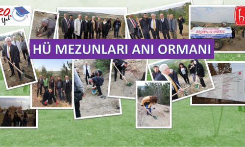 HÜ ORMANI 2019 MEZUNLARI İÇİN HÜMED FİDAN DİKME TÖRENİ (15 Kasım 2019, Cuma)