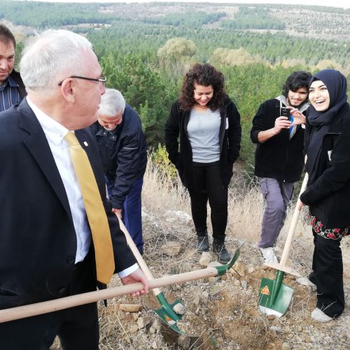 HÜ Ormanı HÜMED Fidan Dikme Etkinliği 9 Kasım 2018 günü yapıldı…