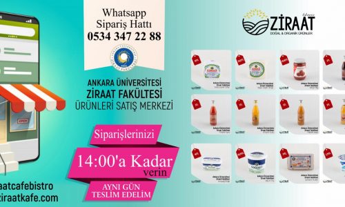 AÜ Ziraat Fakültesi Ürünleri Satış Merkezi – Sipariş Hattı Hizmetinizde