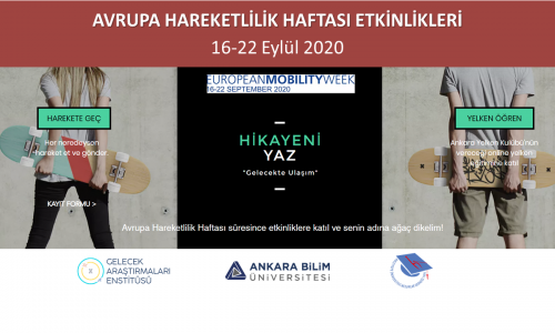 Avrupa Hareketlilik Haftası Etkinlikleri 16-22 Eylül’de