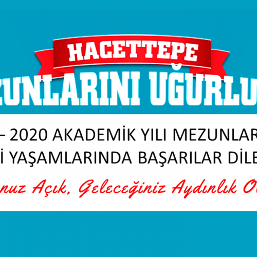 Hacettepe Üniversitesi 2019-2020 Akademik Yılı Mezunlarını Uğurluyor