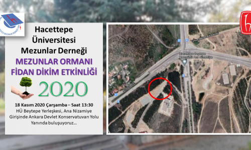 HÜ MEZUNLAR ORMANI FİDAN DİKİM ETKİNLİĞİ 2020