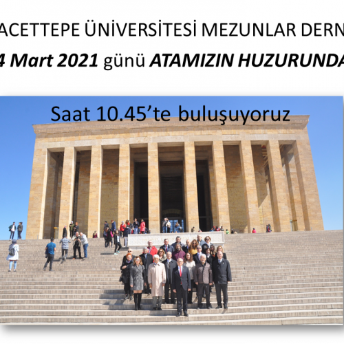 24 Mart 2021 – ATAMIZIN HUZURUNDAYIZ