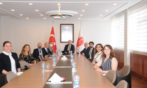 HÜMED Yönetimi HÜ Rektörü Prof. Dr. Mehmet Cahit Güran’ı Ziyaret Etti