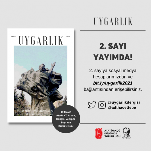 UYGARLIK DERGİSİ 2. SAYISI YAYIMLANDI