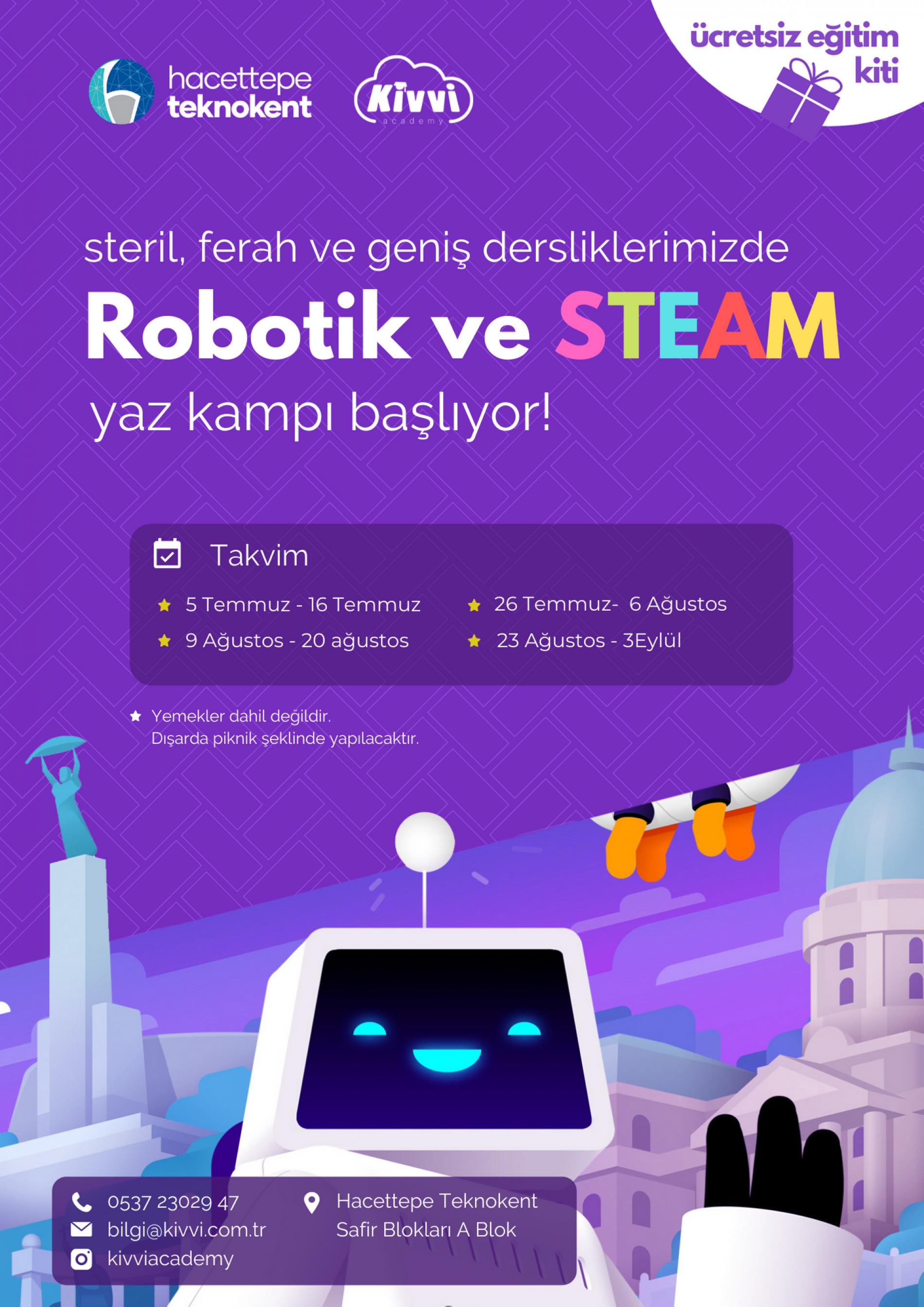 Robotik ve STEAM Eğitiminde Özel İndirim