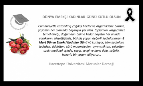 8 Mart Dünya Emekçi Kadınlar Günü Kutlu Olsun