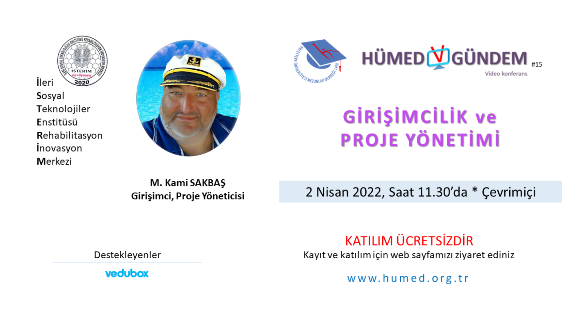 HÜMED v-Gündem #15 – Girişimcilik ve Proje Yönetimi